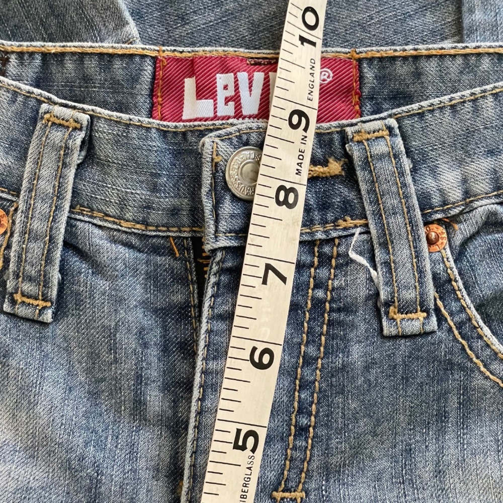 Levi Strauss 511 Skinny Jeans Mens W28 L32 Light‎ Wash Denim Pants - Picture 10 of 15